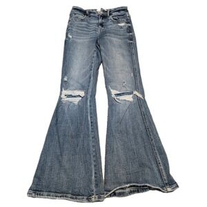 Flying Monkey Alto High Rise Button Fly Boyfriend Jeans Distressed Size 24x28.5